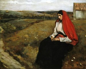 Woman In A Landscape — Jean Charles Cazin