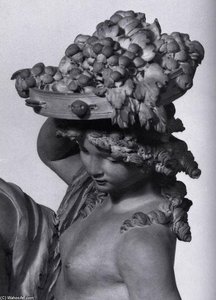 Pair Of Bacchic Figures With A Child (detail) — Claude Michel (clodion)