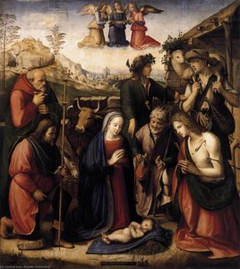Adoration Of The Shepherds — Michele Di Ridolfo Del Ghirlandaio (michele Tosini)