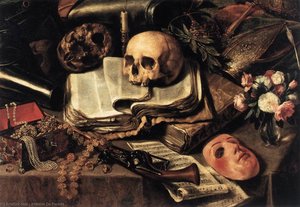 The Knight's Dream (detail) — Antonio De Pereda