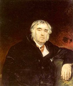 Portrait Of I. A. Krylov — Karl Pavlovich Brulloff