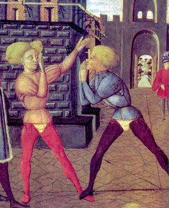 Game Of Civettino (detail) — Lo Scheggia