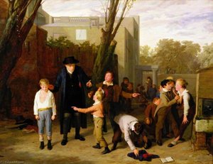 The Fight Interrupted — William Mulready The Younger