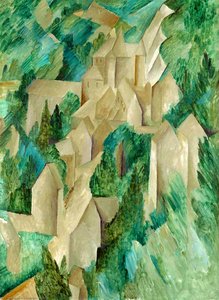 La Roche-guyon, Il Castello — Georges Braque