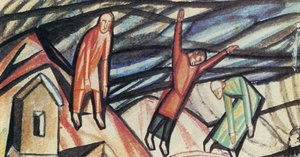 Untitled (three Figures) — Pavel Filonov