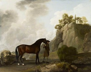 L'étalon Arabe Du Marquis De Rockingham — George Stubbs