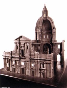 Model Of The Church Of The Oratorians — Pier Francesco Silvani