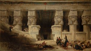 The Temple Of Dendera, Upper Egypt — Tom Roberts