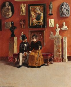 Rendezvous In Den Uffizien — Odoardo Borrani