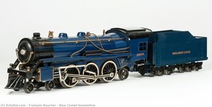Blue Comet Locomotive — François Boucher