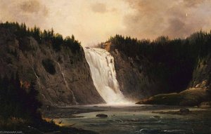 Waterfall On Mont Morency — Robert Seldon Duncanson