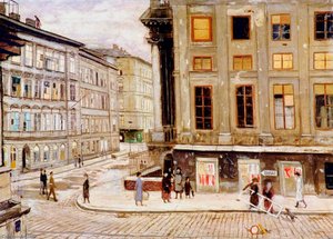 The Rasumovsky Palace, Vienna, Corner Of Rasumofskygasse And Geusaugasse — Carel Victor Morlais Weight