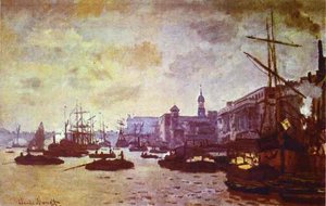 The London Harbour — Claude Monet