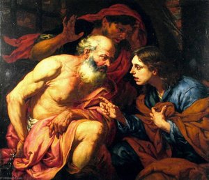 Josef In Prison Interpreting A Dream — Giovanni Battista Langetti