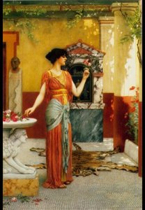 The Bouquet — R.b.a John William Godward