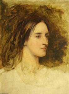 Matilda Blanche Crawley Boeveys (1817–1887), Mrs William Gibbs (unfinished) — William Boxall