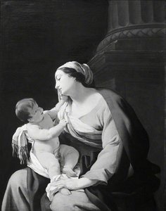 The Virgin And Child (of The Column) — Simon Vouet