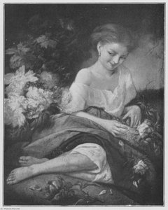 Blumenmädchen — Anselm Feuerbach