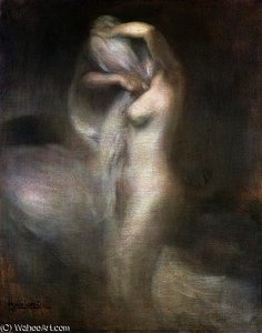 Nude In Profile — Eugène Anatole Carrière