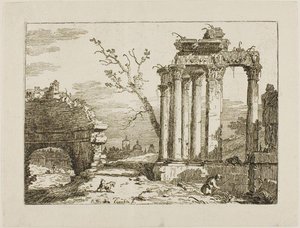 Landscape With Ruins — Bernardo Bellotto