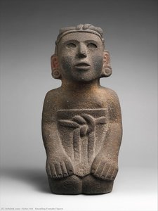Kneeling Female Figure — Aztec Empire