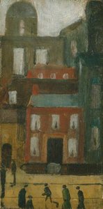 Old Salford Street Scene — Laurence Stephen Lowry