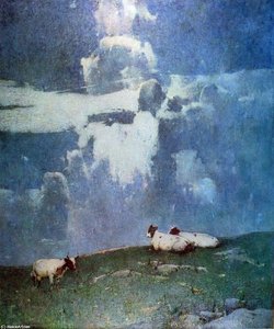 Evening Light — Soren Emil Carlsen
