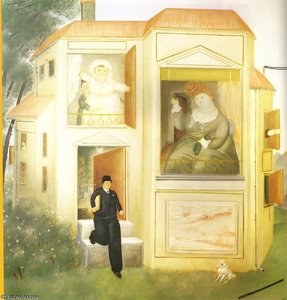 L'homme Qui Va Au Bureau — Fernando Botero