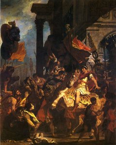 La Justice De Trajan — Eugène Delacroix