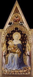 Quaratesi Altarpiece, Virgin And Child — Gentile Da Fabriano