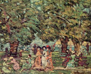 Under The Trees — Maurice Brazil Prendergast