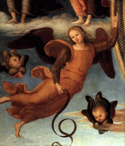 Assumption Of The Virgin (detail) — Pietro Perugino (pietro Vannucci)
