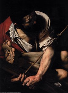 The Crucifixion Of Saint Peter (detail) — Caravaggio