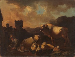 Dutch Story (shepherdess) — Christian Wilhelm Ernst Dietrich Dietrich