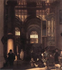 Interior Of A Church — Emanuel De Witte