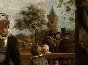Dancing Couple(detail) — Jan Havickszoon Steen