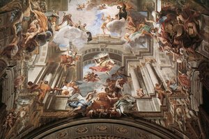 Allegory Of The Jesuits' Missionary Work (detail) — Andrea Pozzo