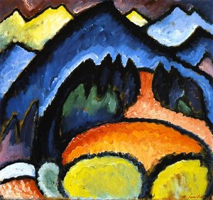 Oberstdorf (also Known As Mountains) — Alexej Von Jawlensky
