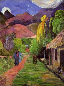 Straßen In Tahiti — Eugène Henri Paul Gauguin