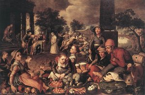 Christ And The Adulteress — Pieter Aertsen