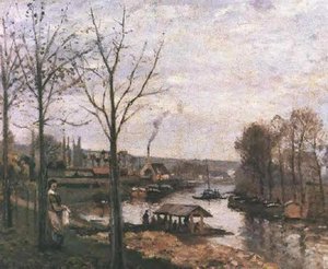 Lavadero En Bougival — Camille Pissarro