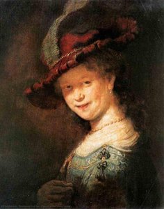 Portrait Of The Young Saskia — Rembrandt Van Rijn