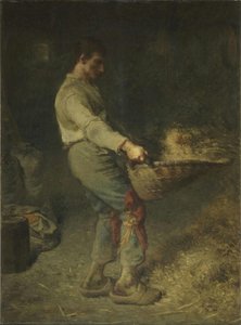 Un Vanneur — Jean François Millet The Elder