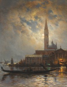 Venice By Moonlight — Alexei Petrovich Bogoliubov
