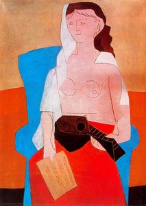 Žena S Houslí — Pablo Picasso