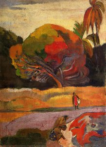 Donne Sulla Riva Del Fiume — Eugène Henri Paul Gauguin