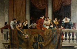 At The Carnival — Eugen Von Blaas