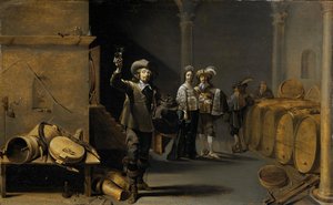 The Wine Connoisseurs, Jacob Duck, C. 1640 - C. 1642 — Jacob Duck