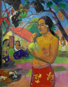 Woman Holding A Fruit — Eugène Henri Paul Gauguin