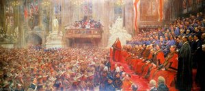The City Imperial Volunteers In The Guildhall, London, 1900 — John Henry Frederick Bacon
